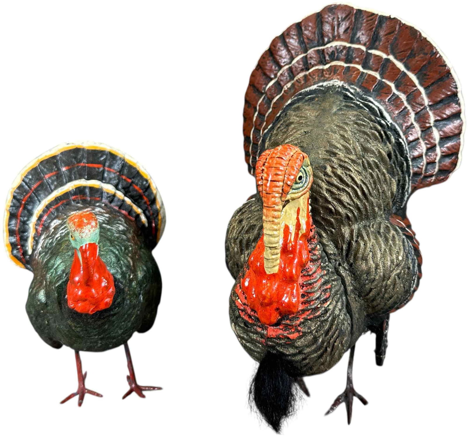 TWO LARGE GERMAN TURKEY CANDY CONTAINERS (1 of 8)
