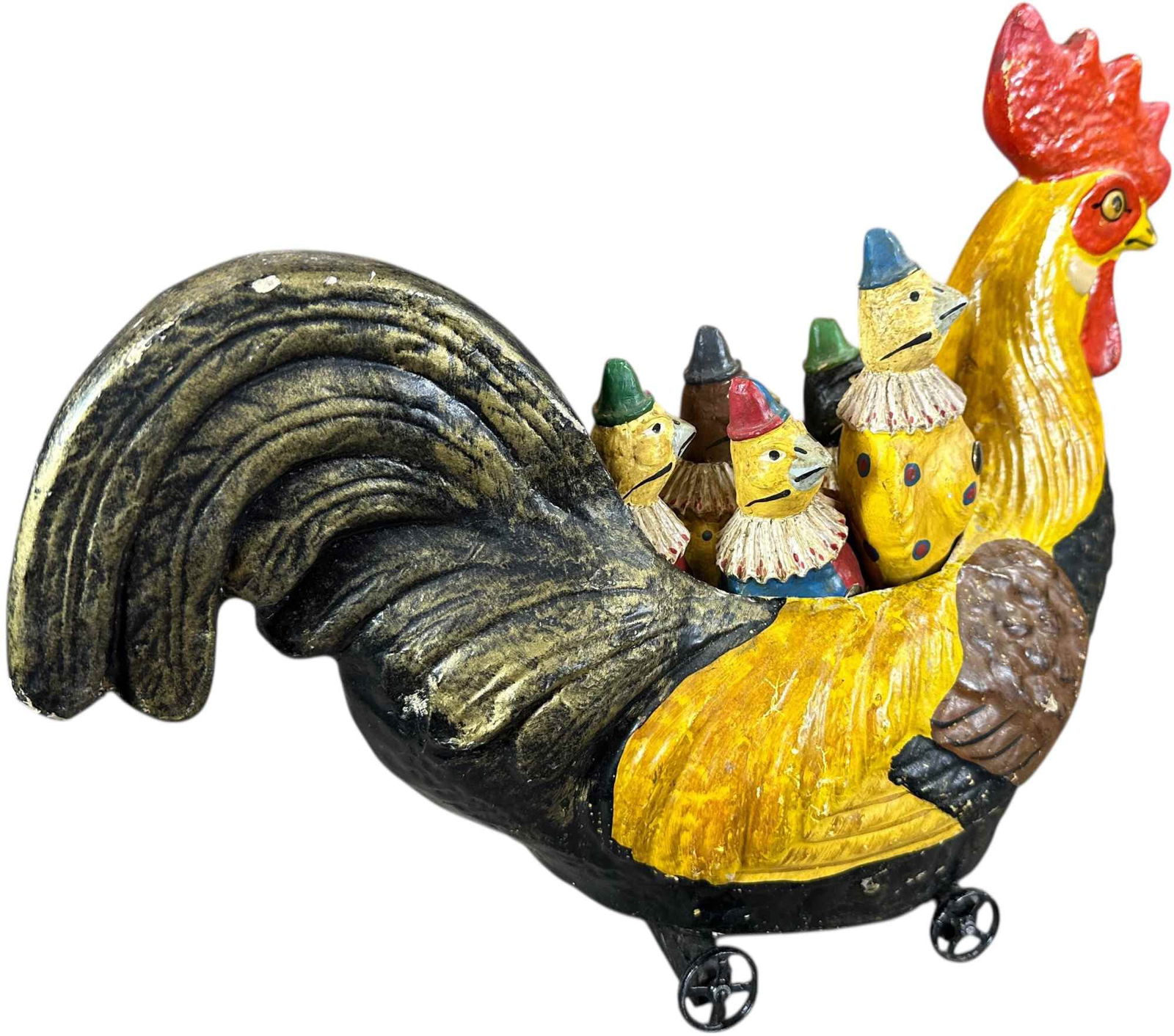 SMALL GERMAN ROOSTER SKITTLE PIN SET - 11