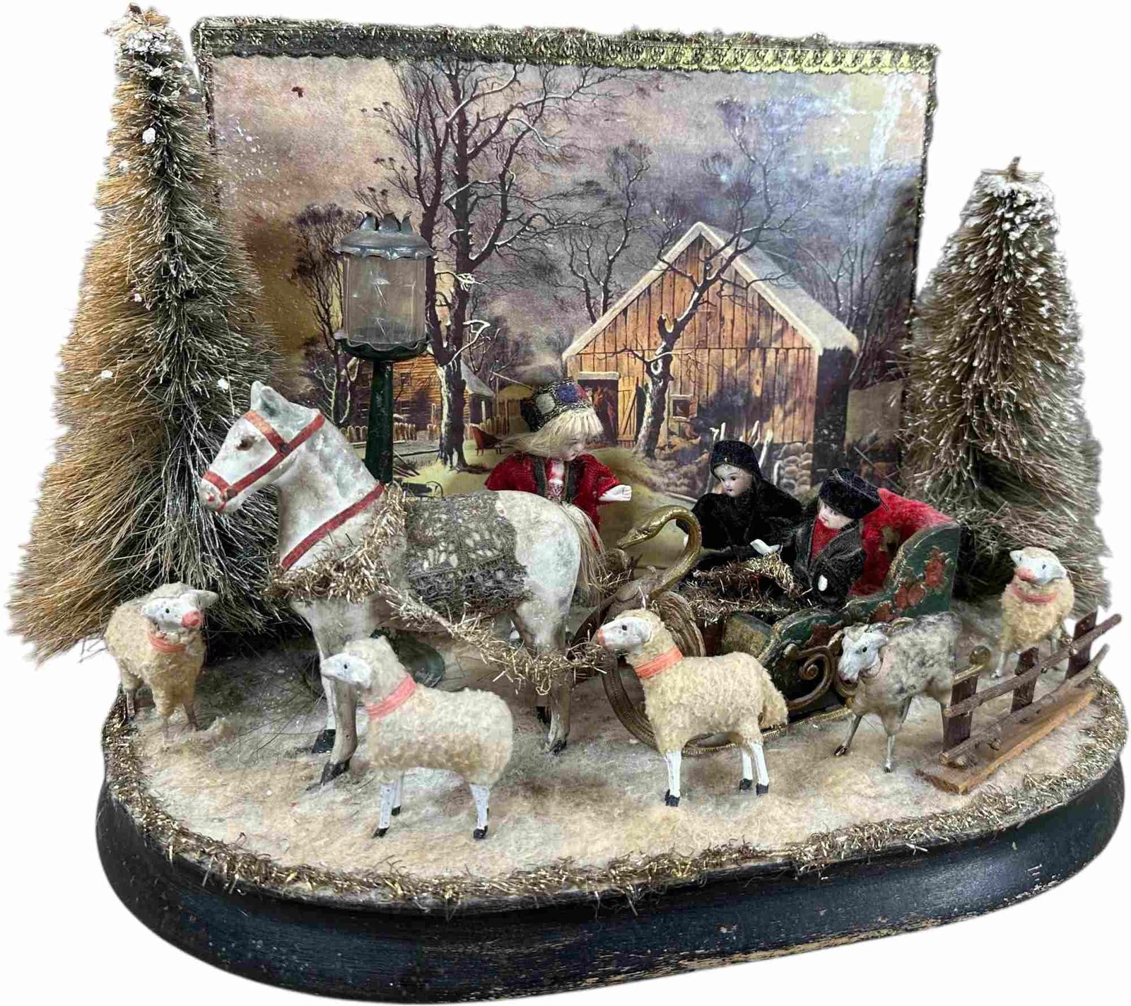 WINTER SLEIGH DIORAMA - 2