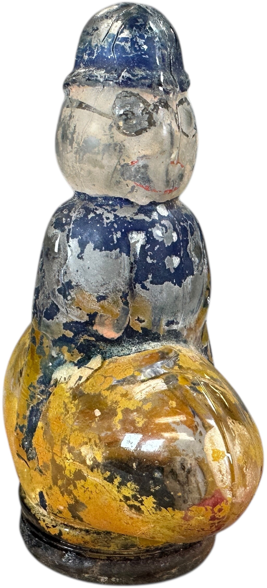 PALMER COX BROWNIE COP ON EGG GLASS CANDY (1 of 5)