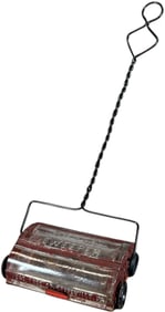 DOLLY SWEEPER GLASS CANDY CONTAINER