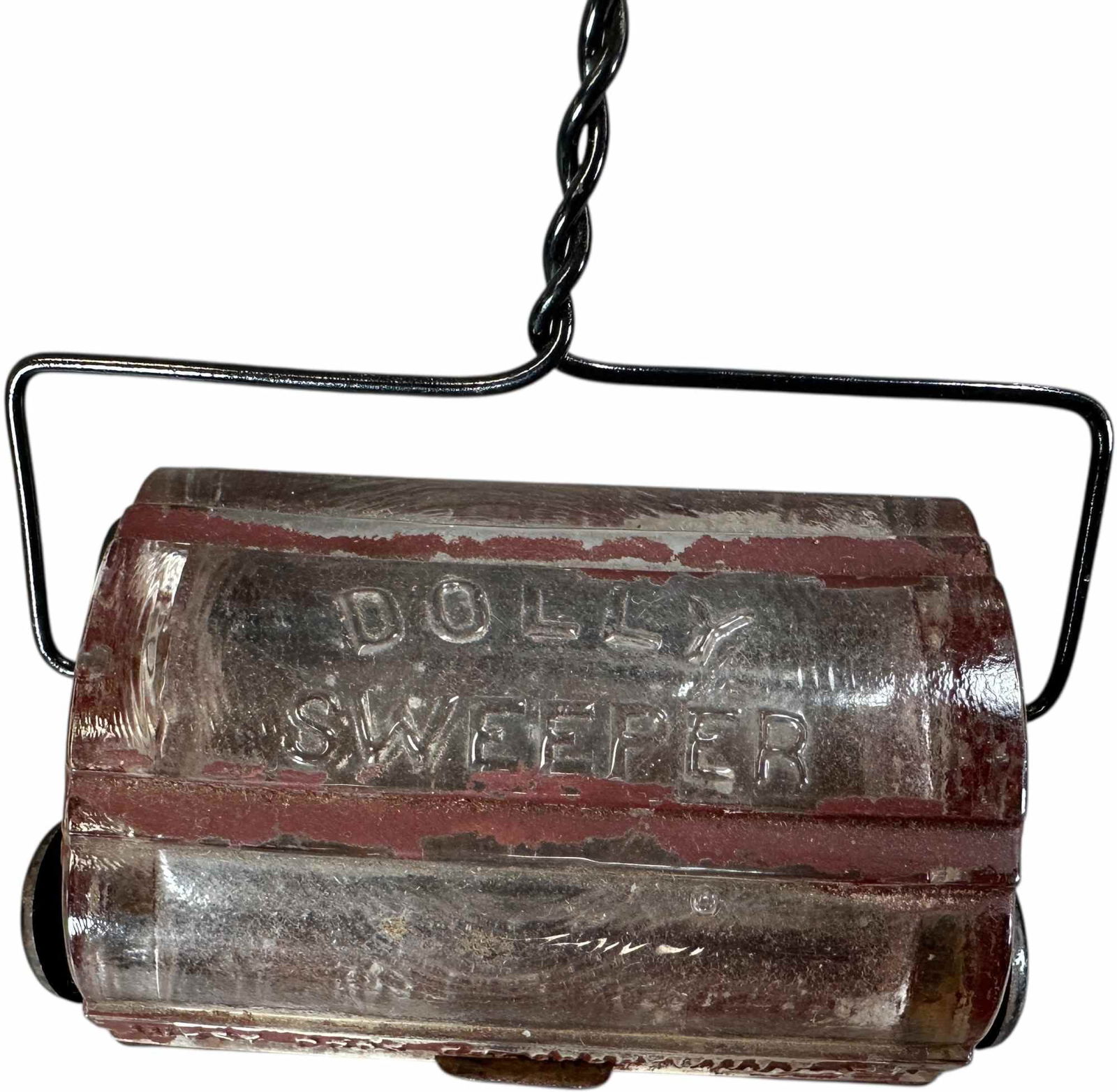 DOLLY SWEEPER GLASS CANDY CONTAINER - 2