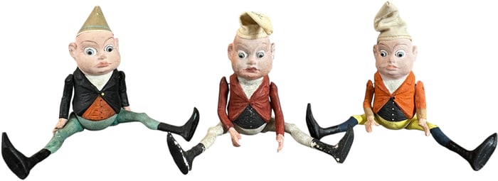 THREE MEDIUM PALMER COX BROWNIE HOOLIGANS