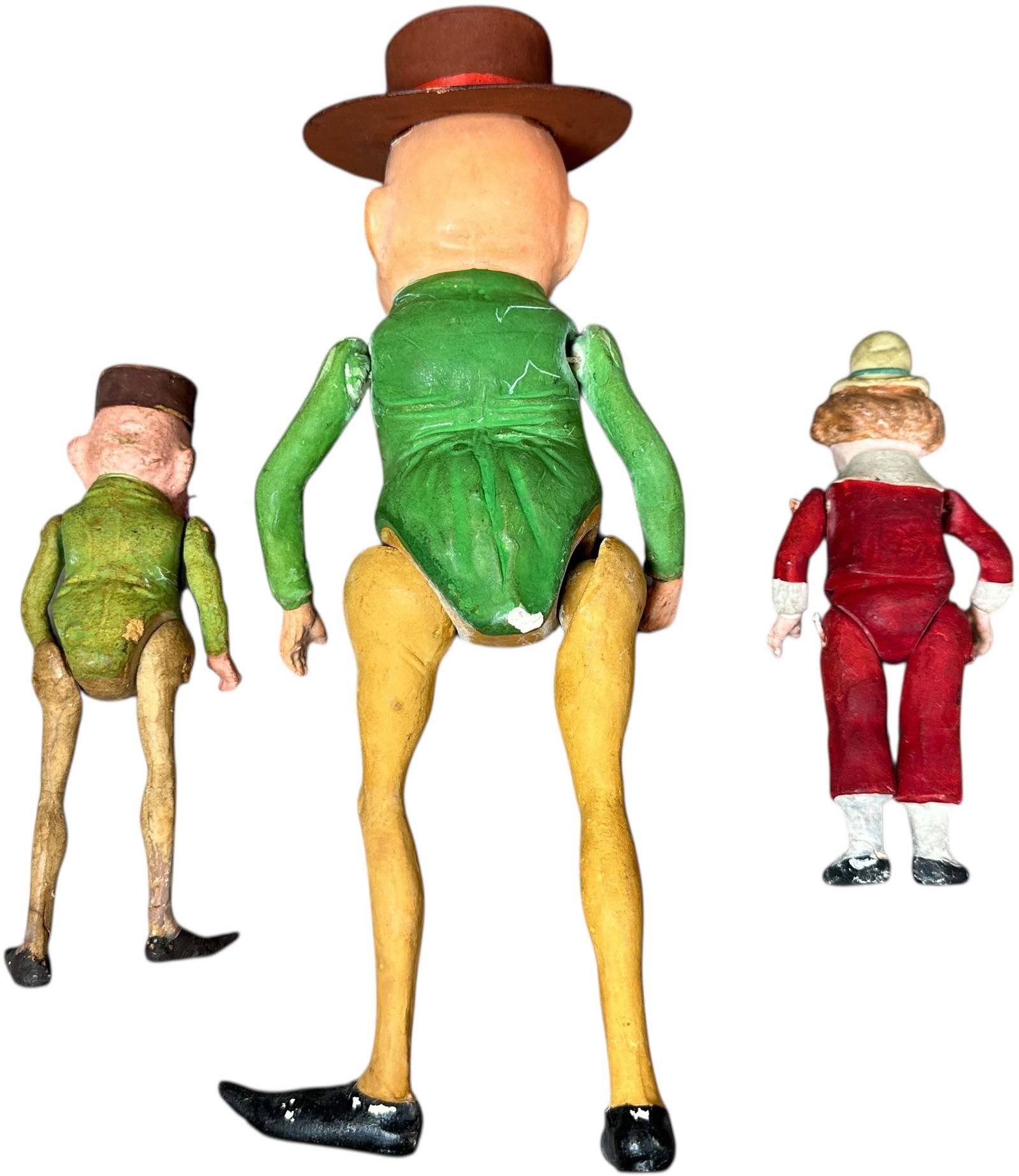 THREE GERMAN JOINTED COMPOSITION FIGURES - 4