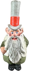 OLD MAN IN EGG W/ TALL HAT CANDY CONTAINER