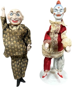 TWO GERMAN HAND SQUEEZE TOYS
