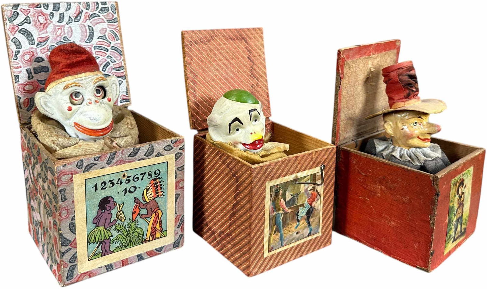 THREE EARLY JACK IN THE BOX - 2