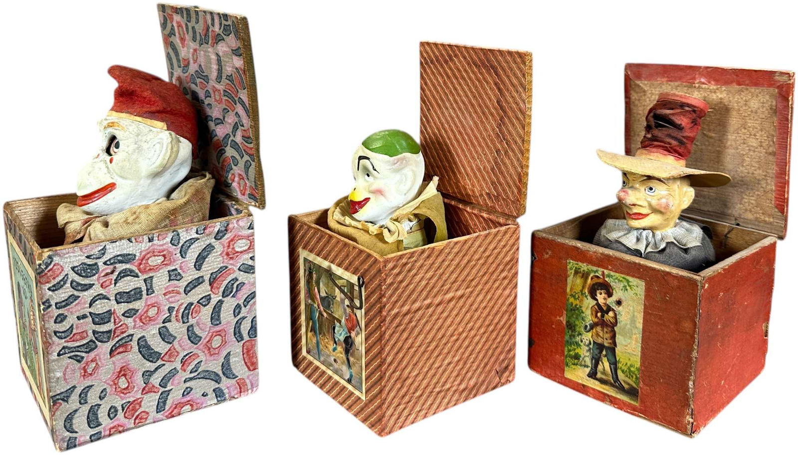 THREE EARLY JACK IN THE BOX - 3