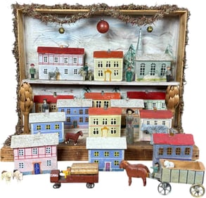 GERMAN VILLAGE & TOWNS PEOPLE SCENE