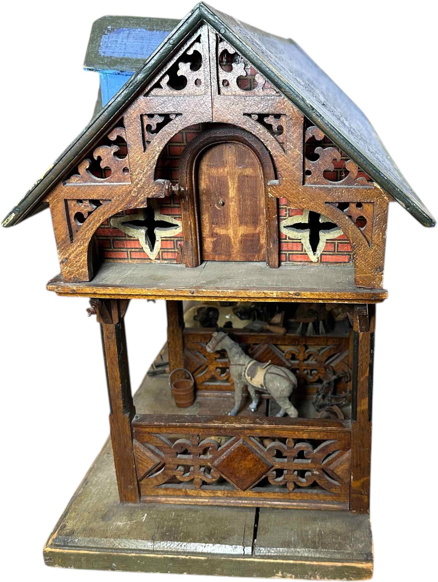 EARLY LARGE THREE STALL STABLE - 12