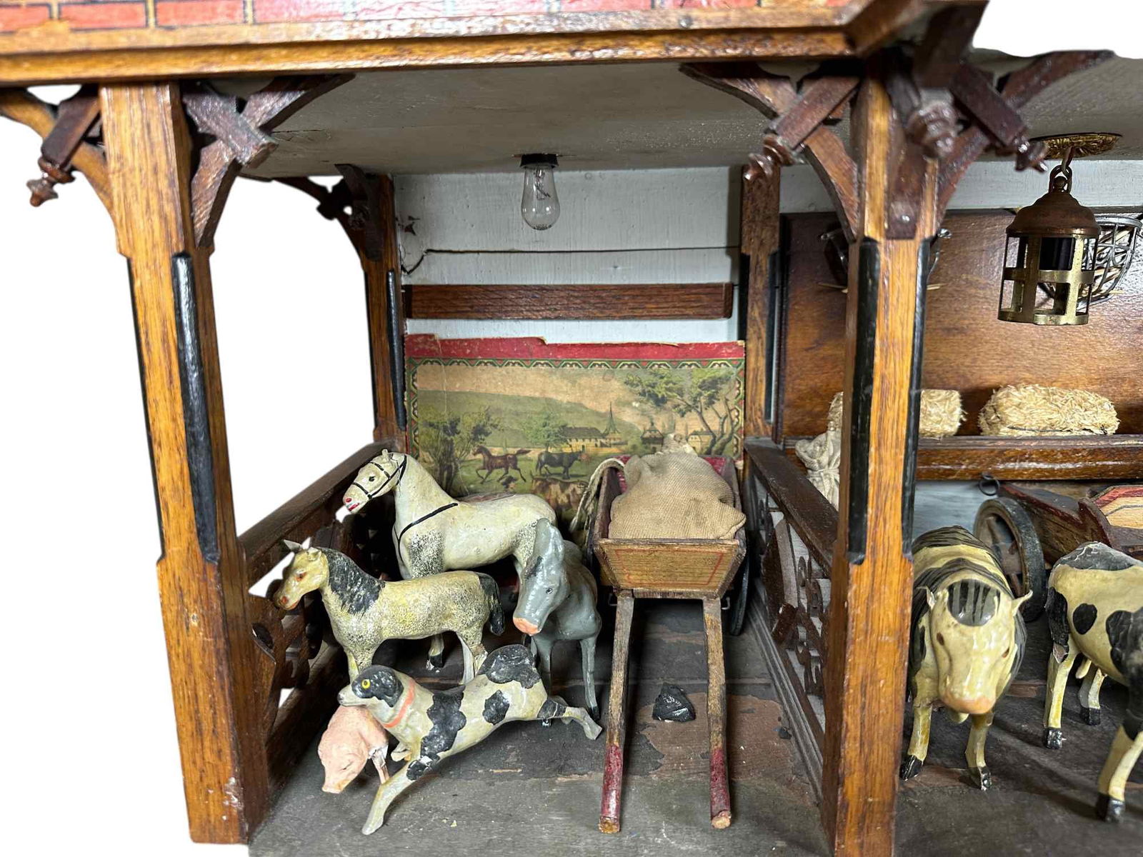 EARLY LARGE THREE STALL STABLE - 3