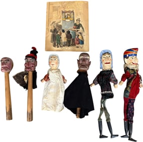 PUNCH & JUDY PUPPET LOT