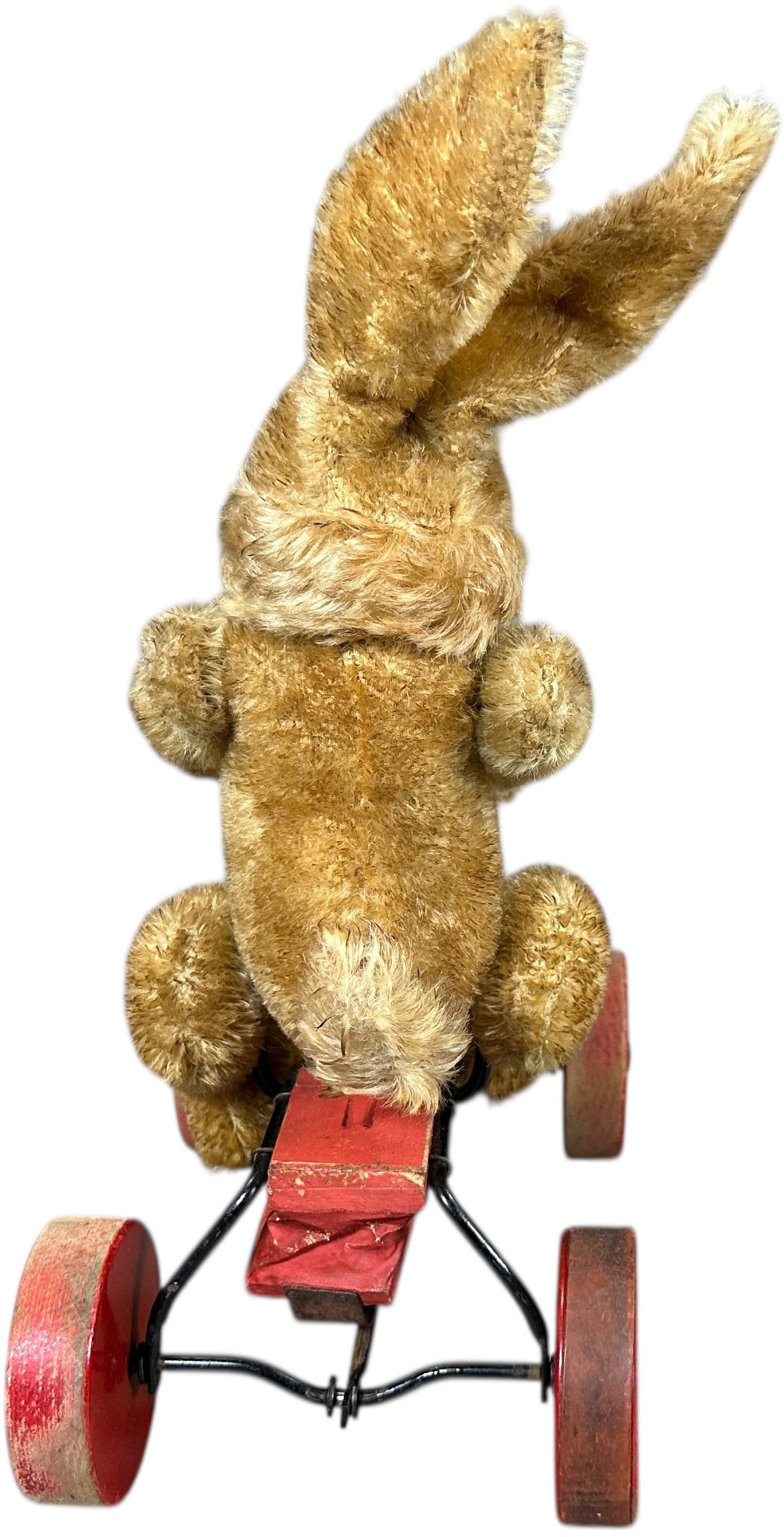 RABBIT ON WHEELS PULL TOY - 4