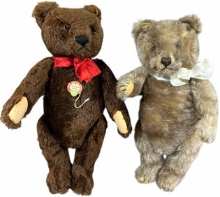 TWO STEIFF TEDDY BEARS