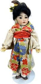 ALL ORIGINAL CABINET SIZE S&H ASIAN DOLL 1329