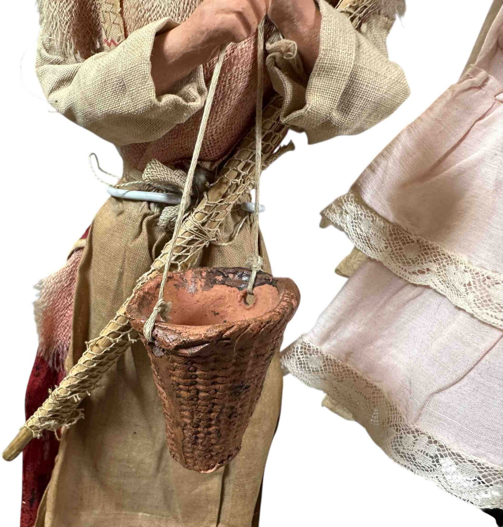 TWO MISCELLANEOUS GERMAN BISQUE HEAD DOLL - 4