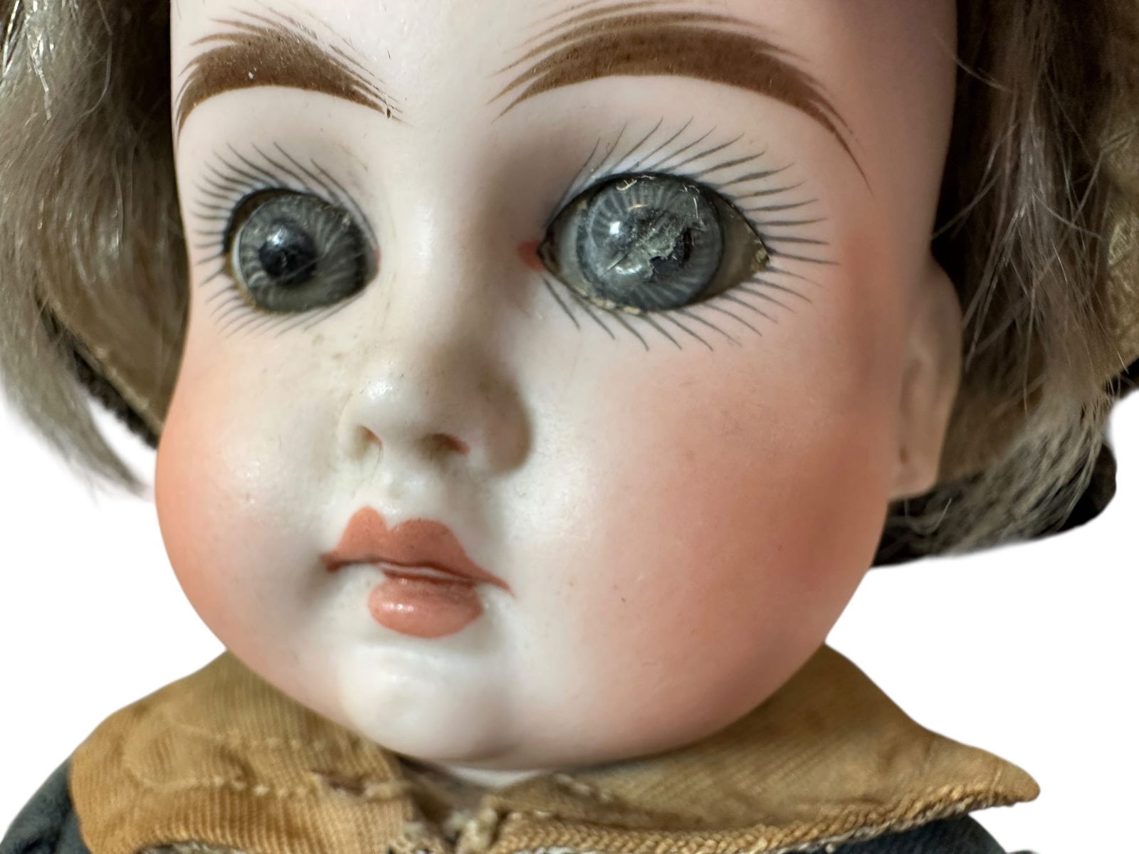 THREE GERMAN BISQUE HEAD BOY DOLLS - 2