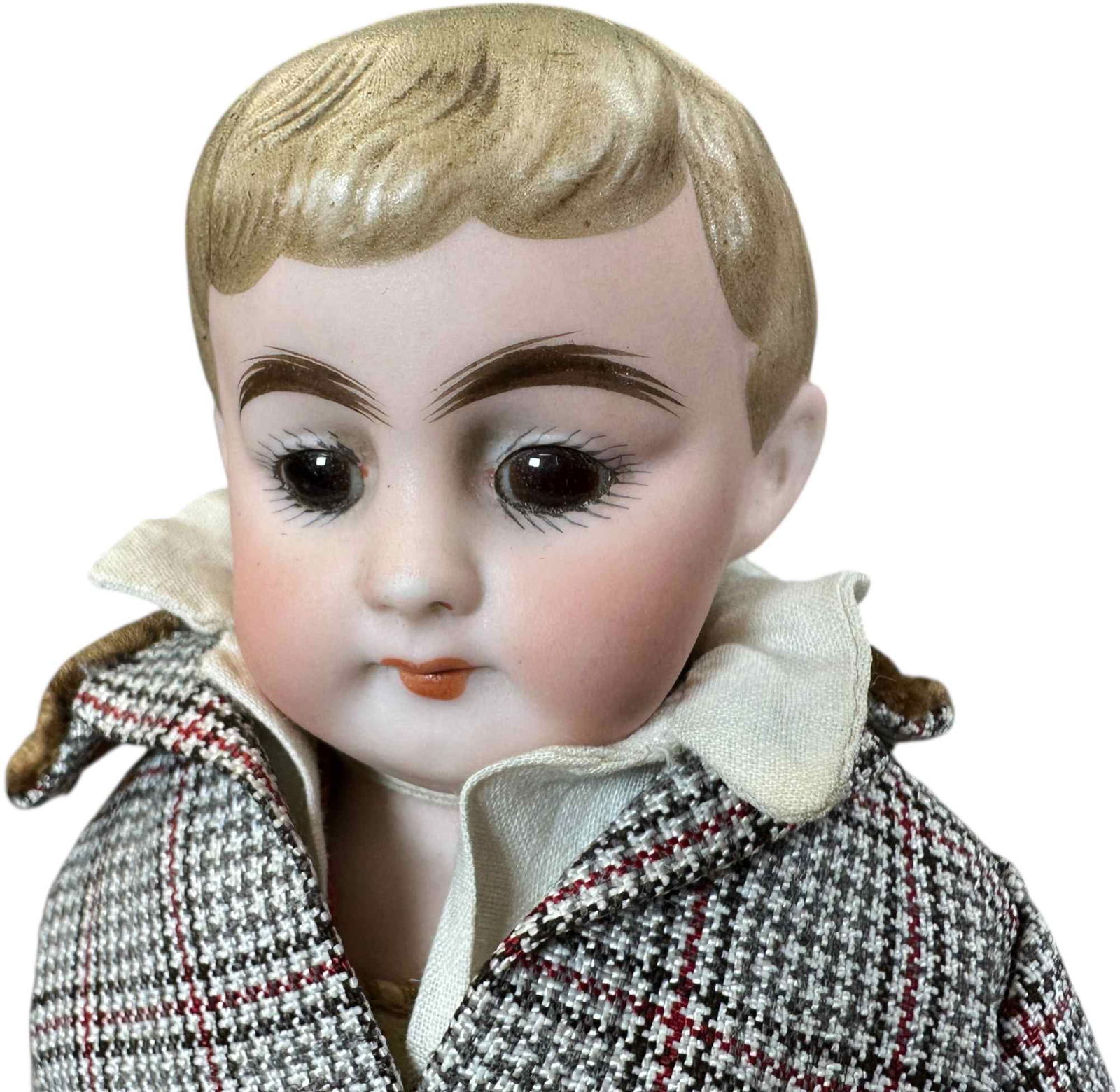 THREE GERMAN BISQUE HEAD BOY DOLLS - 4