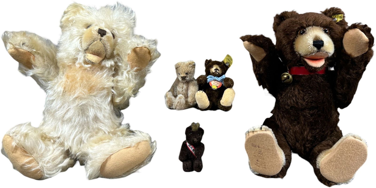FIVE SMALLER STUFFED BEARS - 6