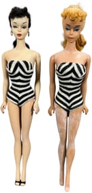 TWO #3 PONYTAIL BARBIE DOLLS