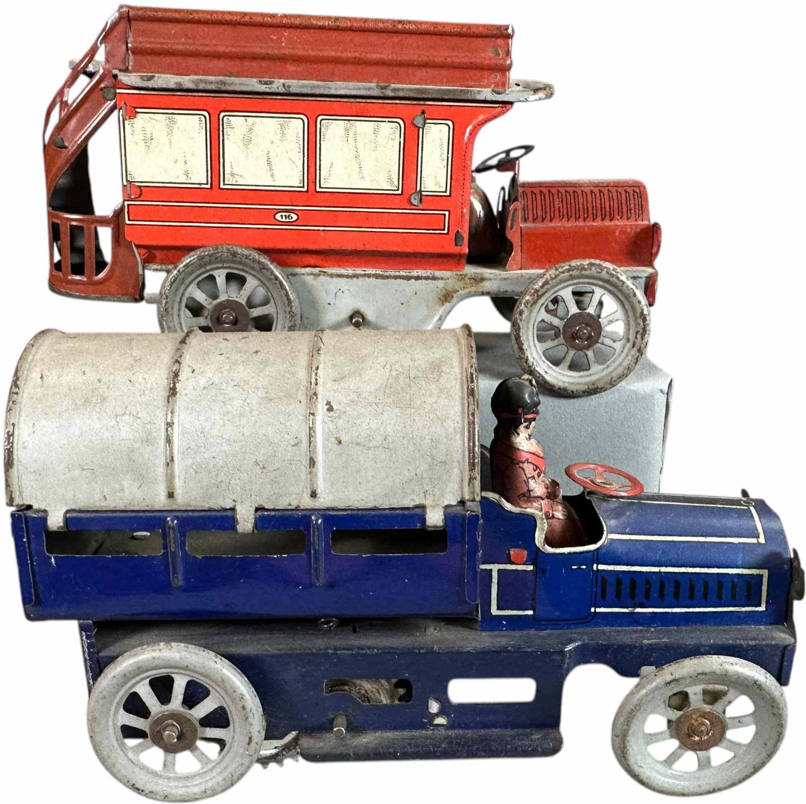 TWO OROBR WIND-UP AUTOMOBILES (1 of 9)