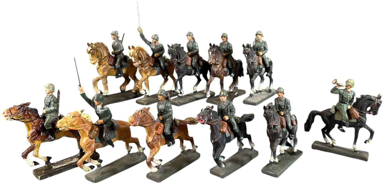 COMPOSITION MOUNTED ITALIAN SOLDIERS (1 of 4)