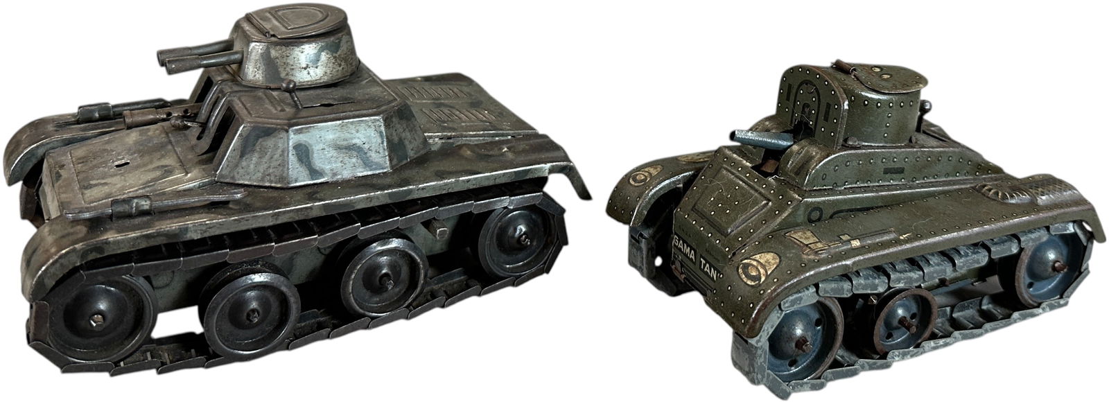 EARLY TIN PLATE TANKS (1 of 4)