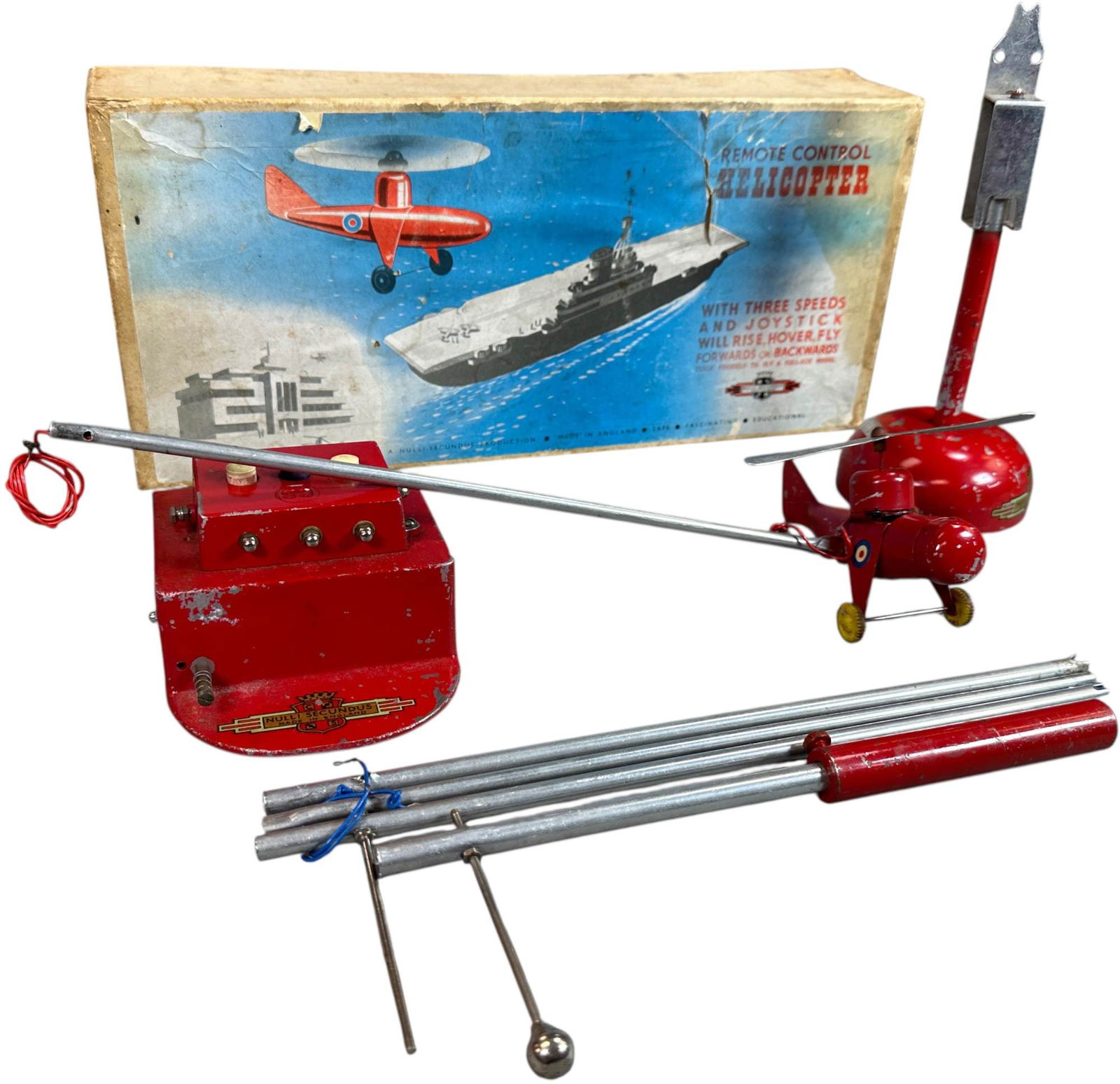 BOXED NULLI SCUNDUS REMOTE CONTROL HELICOPTER - 3