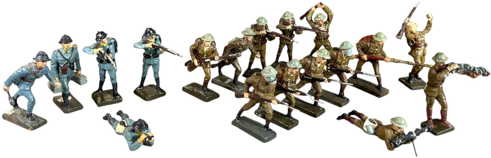 LINEOL FRENCH & AMERICAN SOLDIERS (1 of 4)