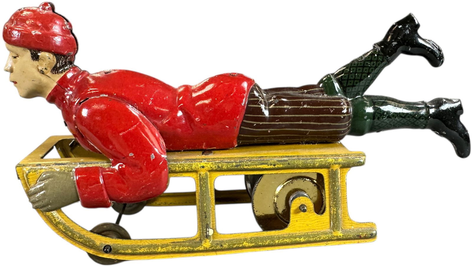 HESS GERMANY CHILD ON ROLLER SLED (1 of 5)