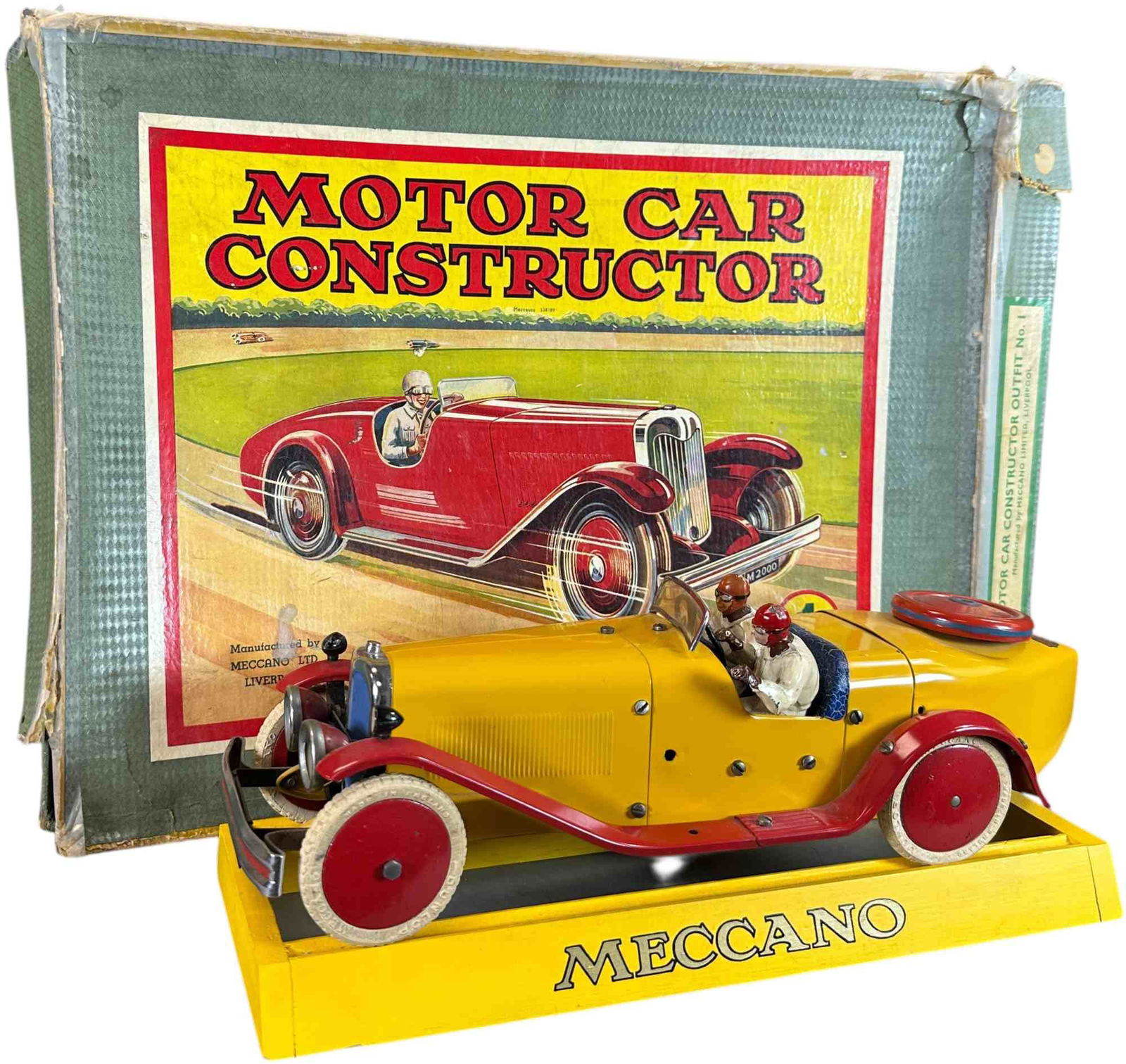 BOXED MECCANO MOTOR CAR CONSTRUCTOR (1 of 14)
