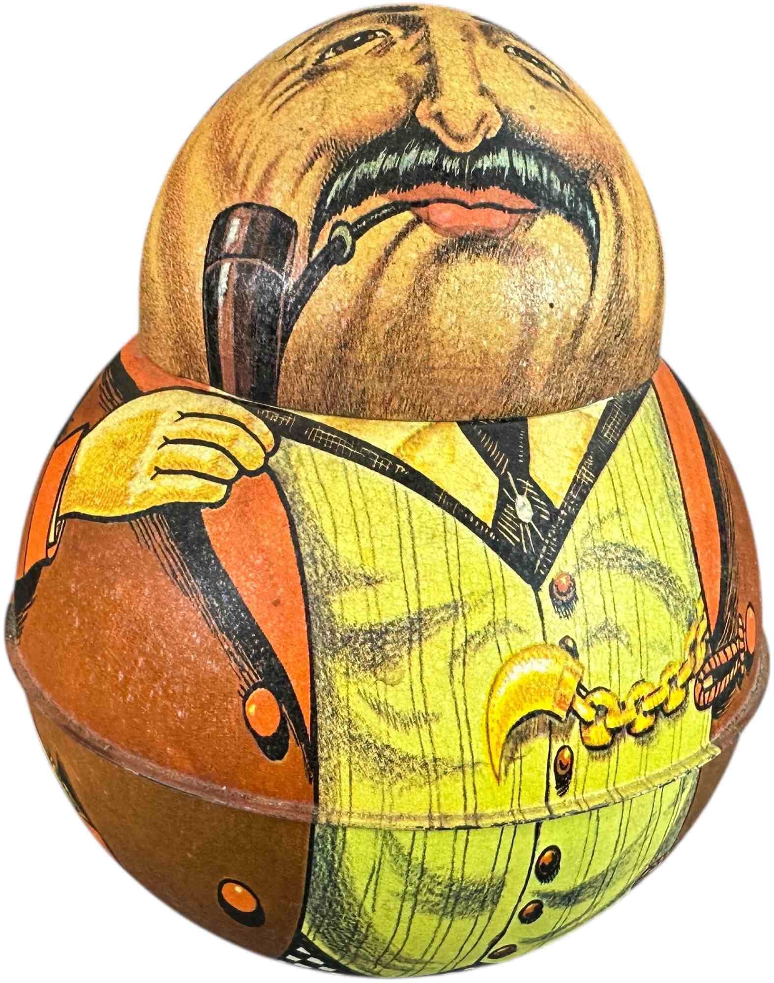 MAYO GENTLEMAN ROLY POLY TOBACCO TIN: 135. MAYO GENTLEMAN ROLY POLY TOBACCO TIN | 7.5" h. | (Excellent Condition) | $300 - $600