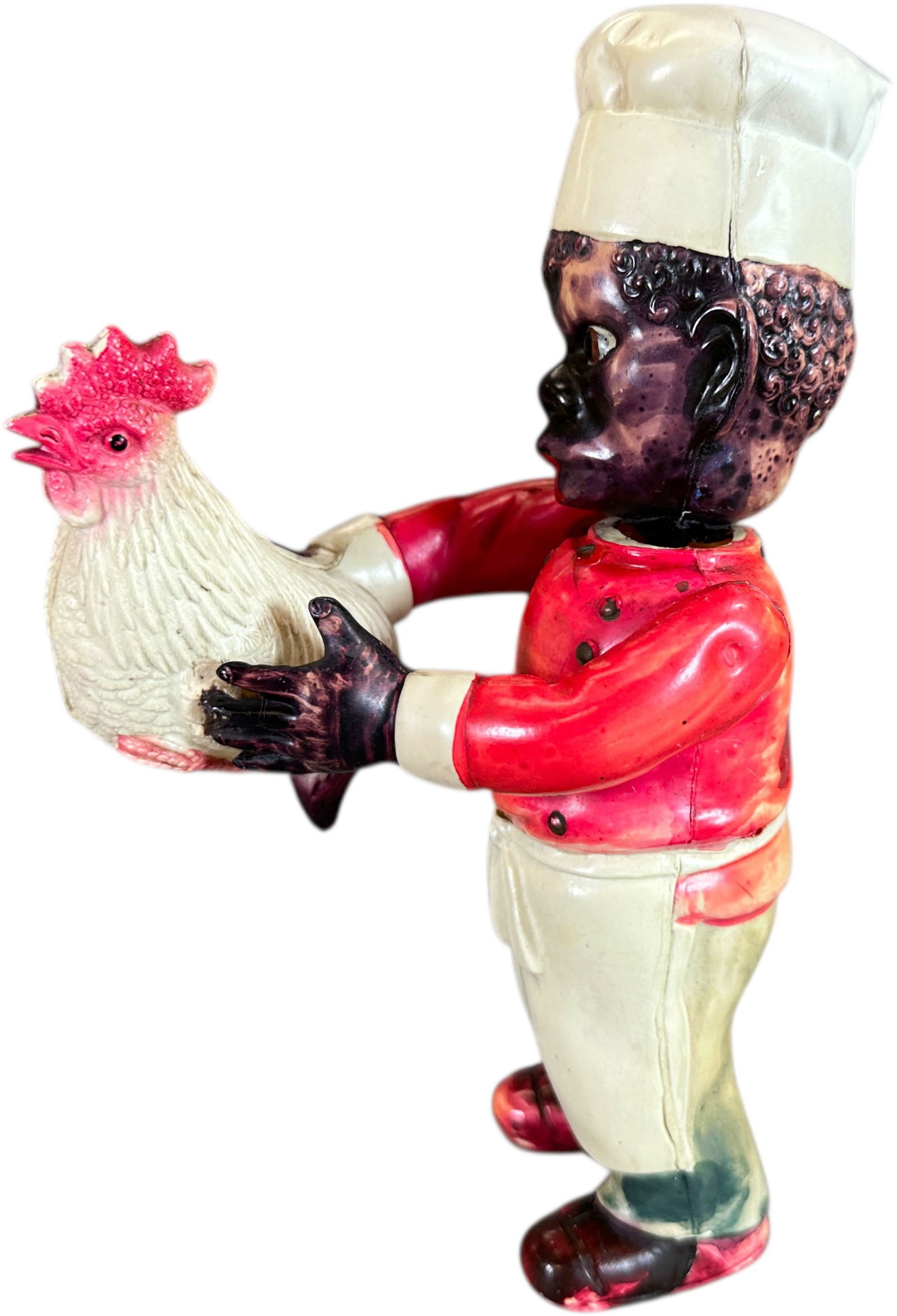 JAPANESE CELLULOID CHEF W/ CHICKEN (1 of 6)