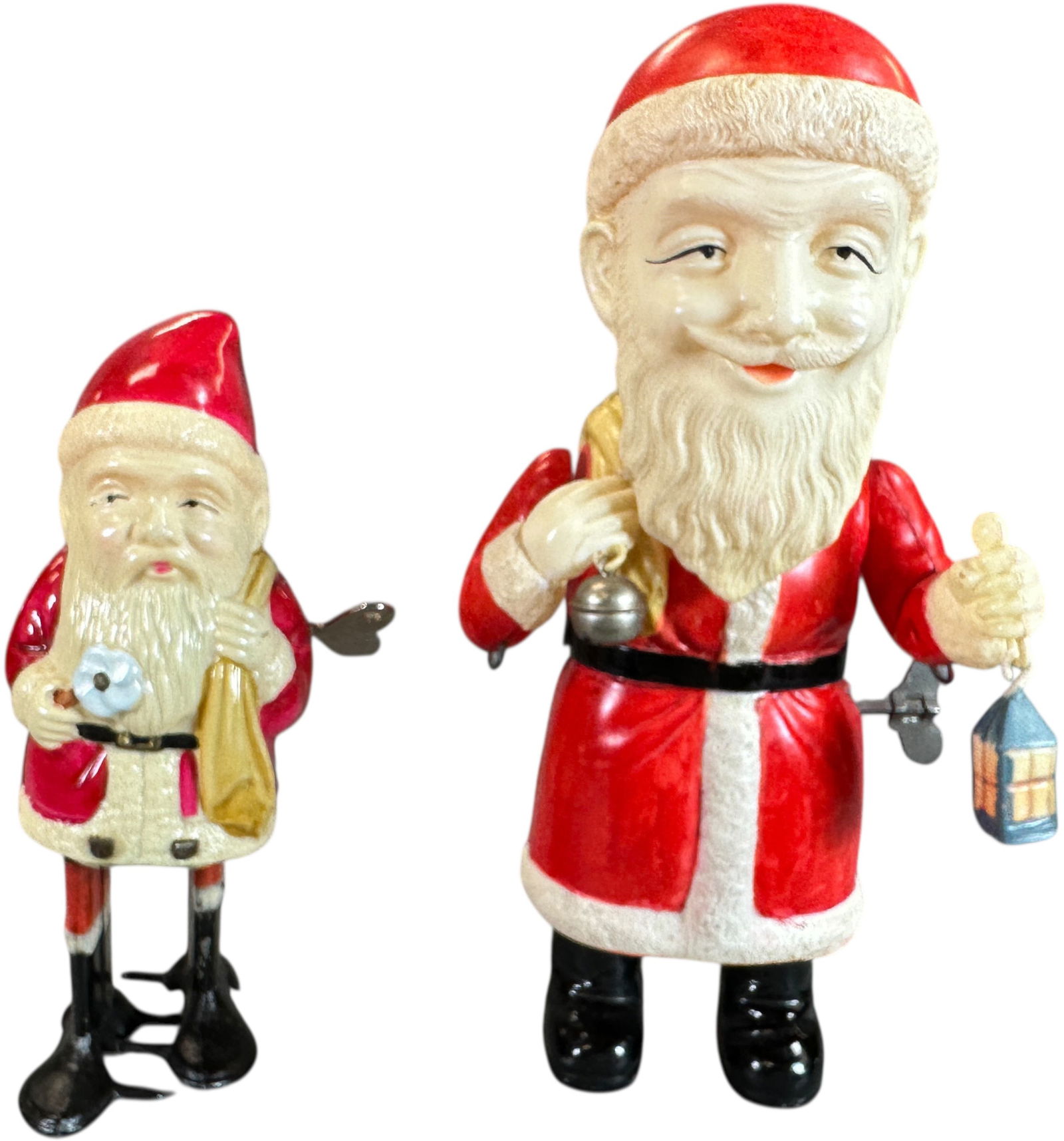 TWO JAPANESE WIND-UP SANTA WALKERS (1 of 8)