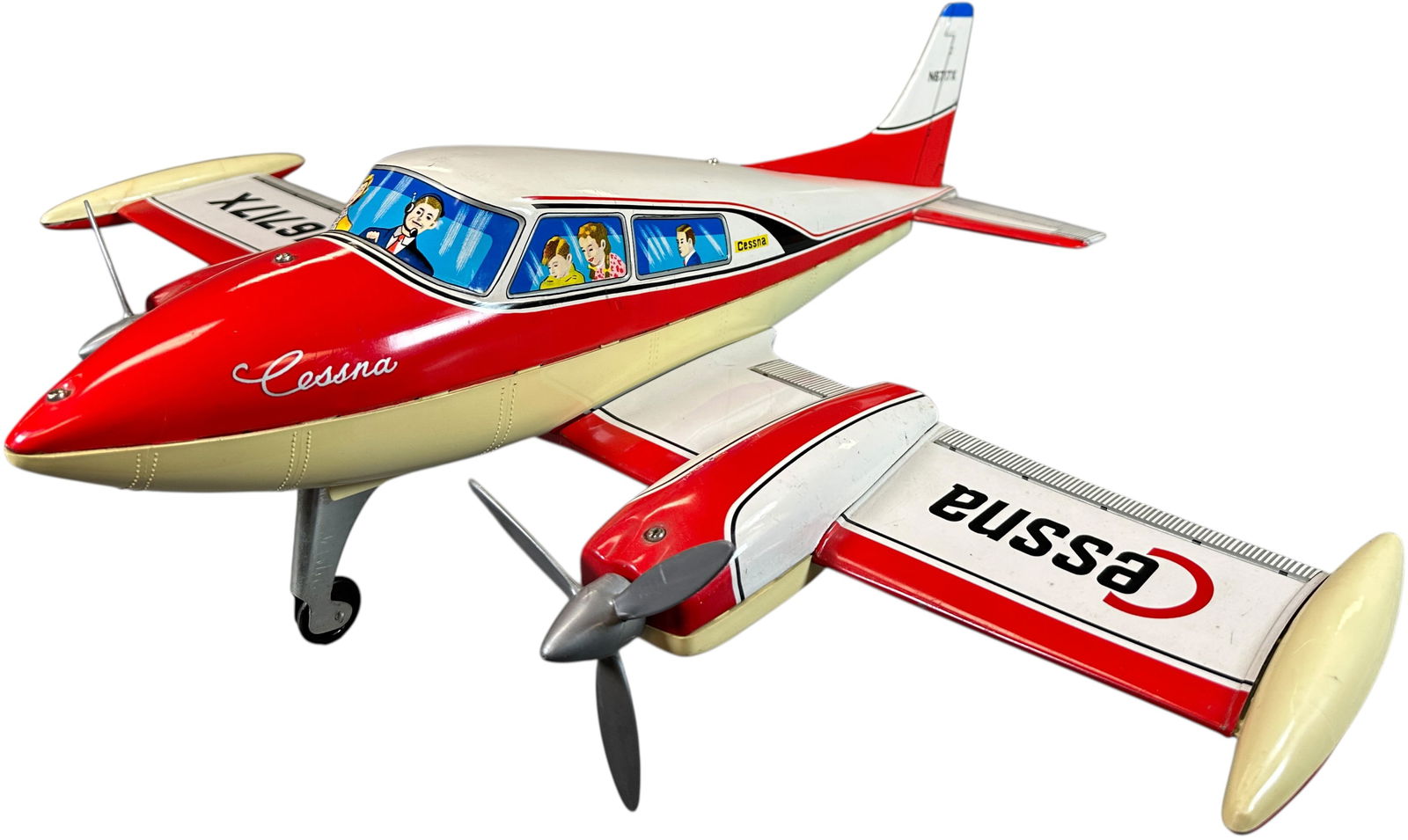 NOMURA TOYS CESSNA FRICTION AIRPLANE (1 of 12)