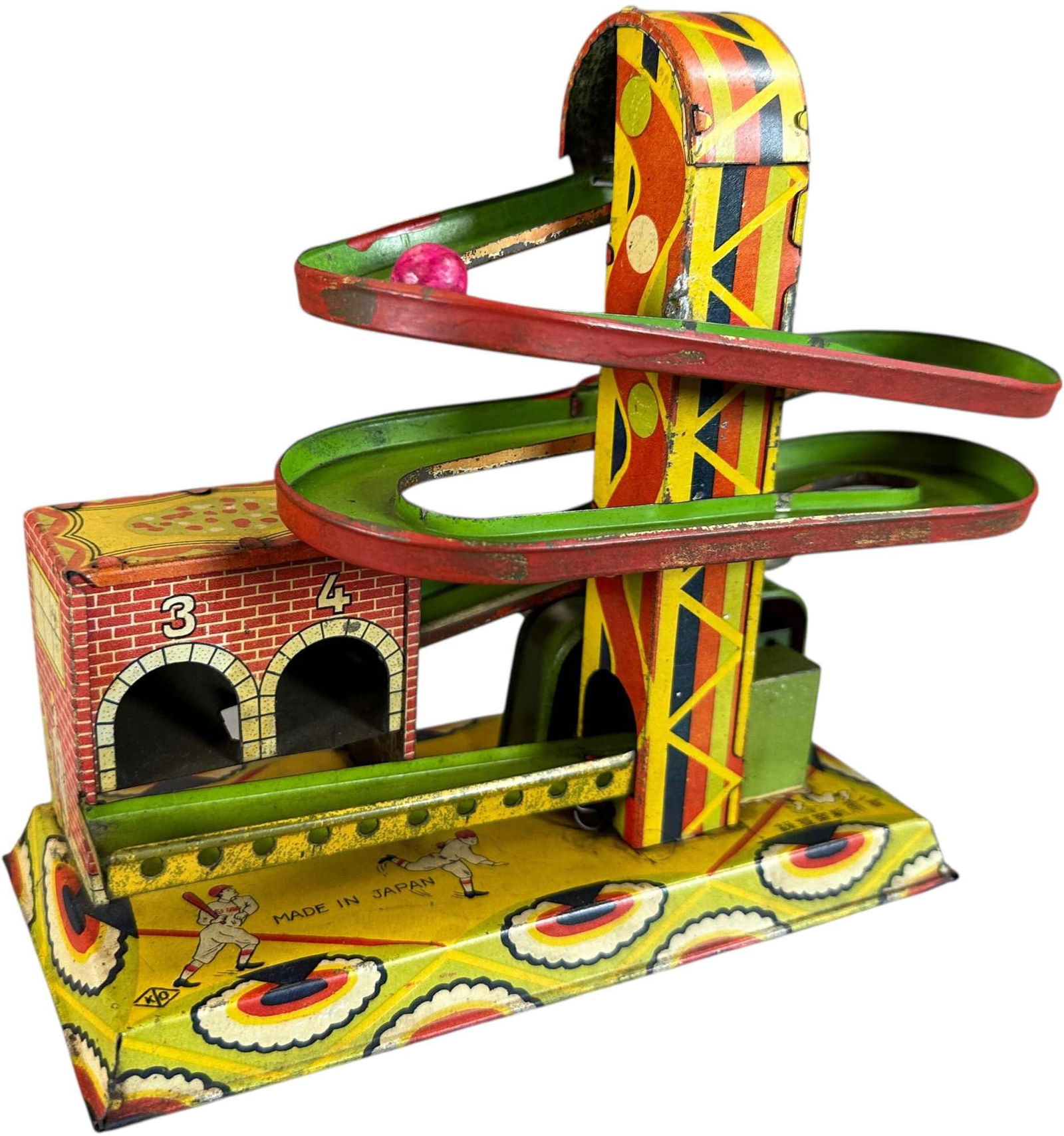 YOSHIYA KO JAPAN BASEBALL MARBLE GAME (1 of 9)