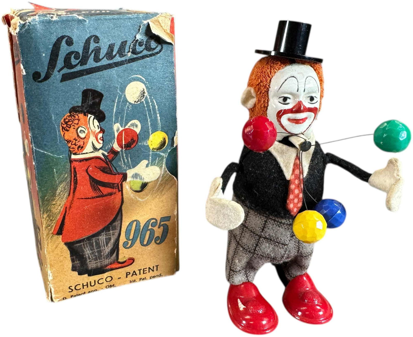 BOXED SCHUCO JUGGLING CLOWN (1 of 4)