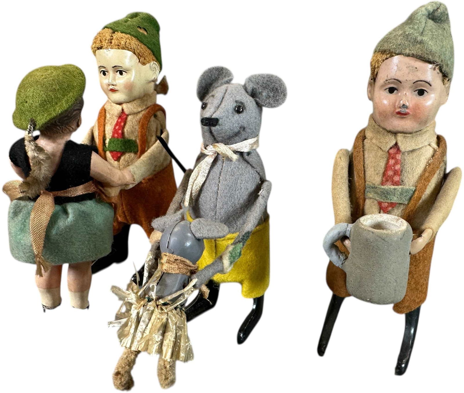 THREE SCHUCO WINDUP FIGURES (1 of 6)