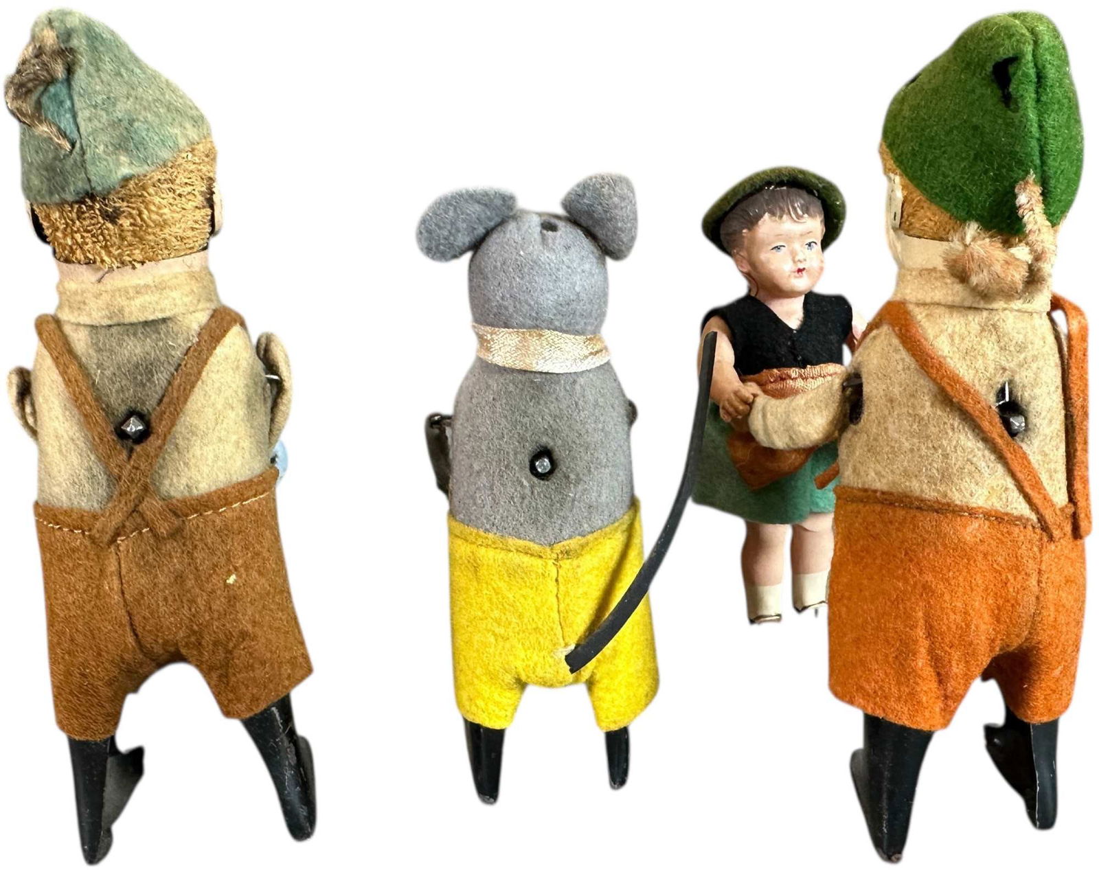 THREE SCHUCO WINDUP FIGURES - 3