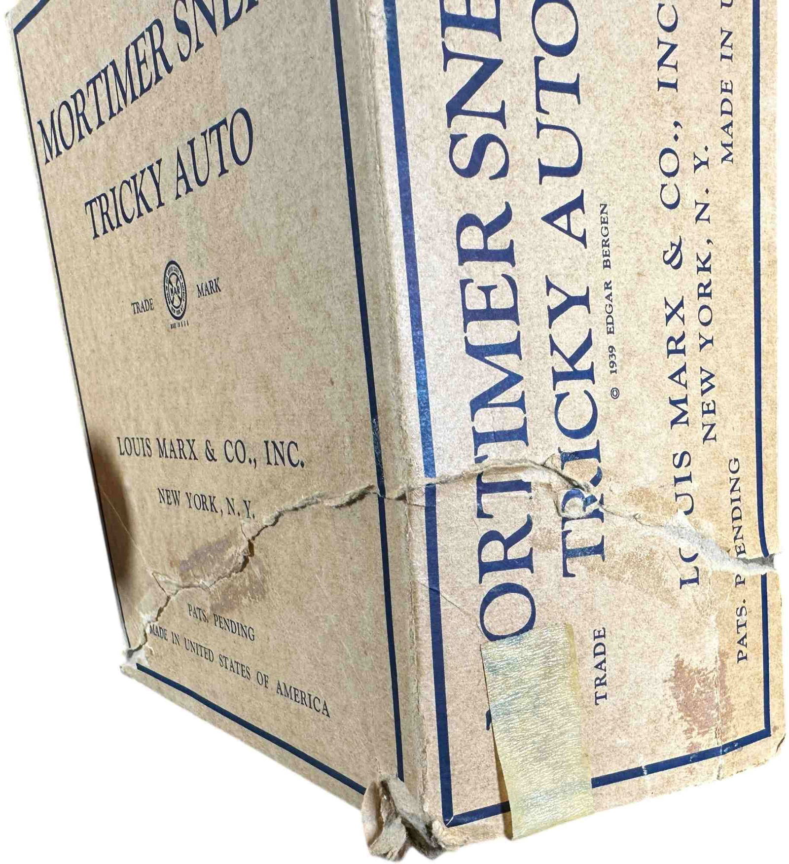 BOXED MARX MORTIMER SNERD TRICKY AUTO - 7