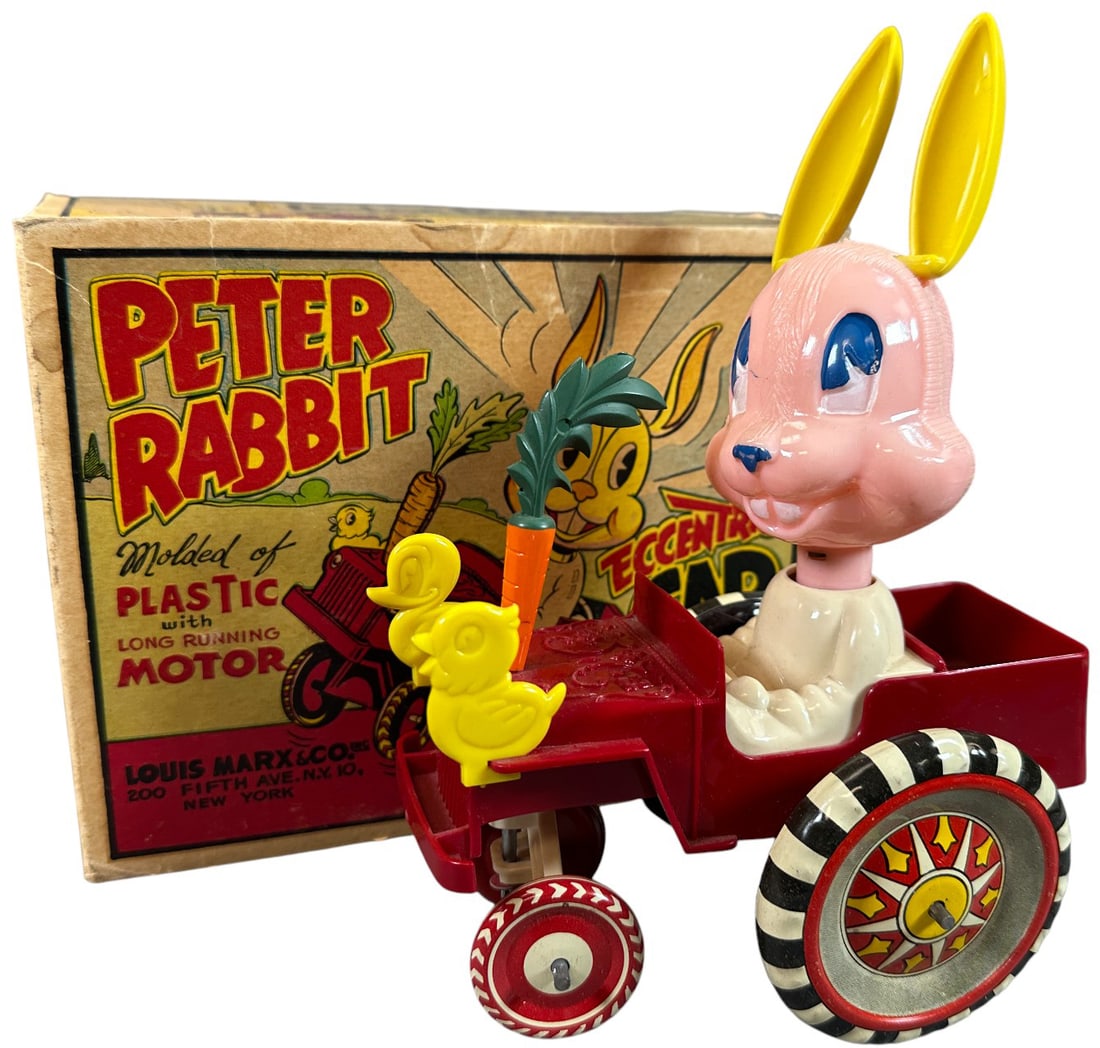 BOXED MARX PETER RABBIT CAR (1 of 7)
