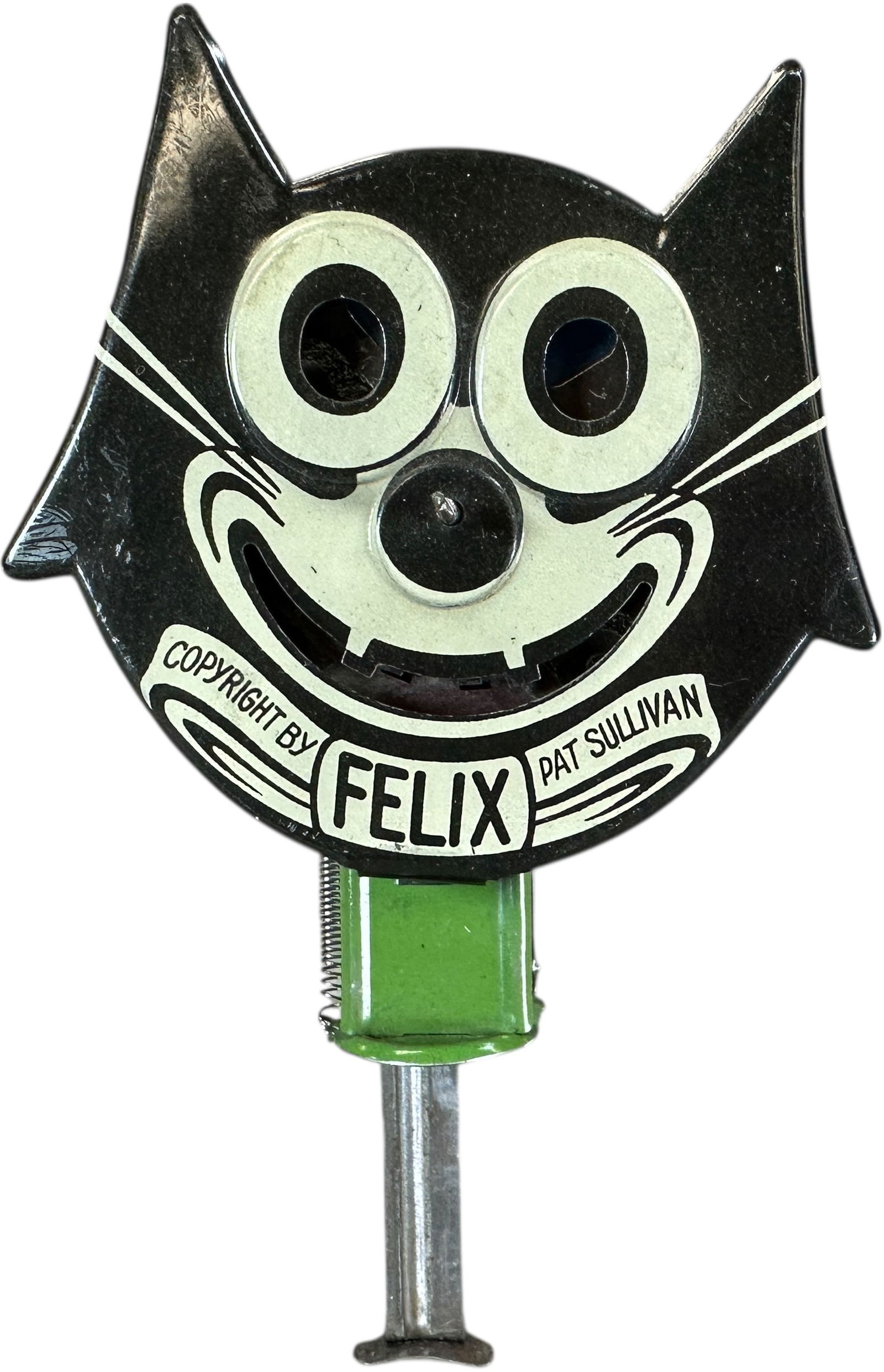 FELIX THE CAT SPARKLER: 350. FELIX THE CAT SPARKLER | 5" h. | Needs new flint to spark, otherwise (Pristine Condition) | $250 - $500