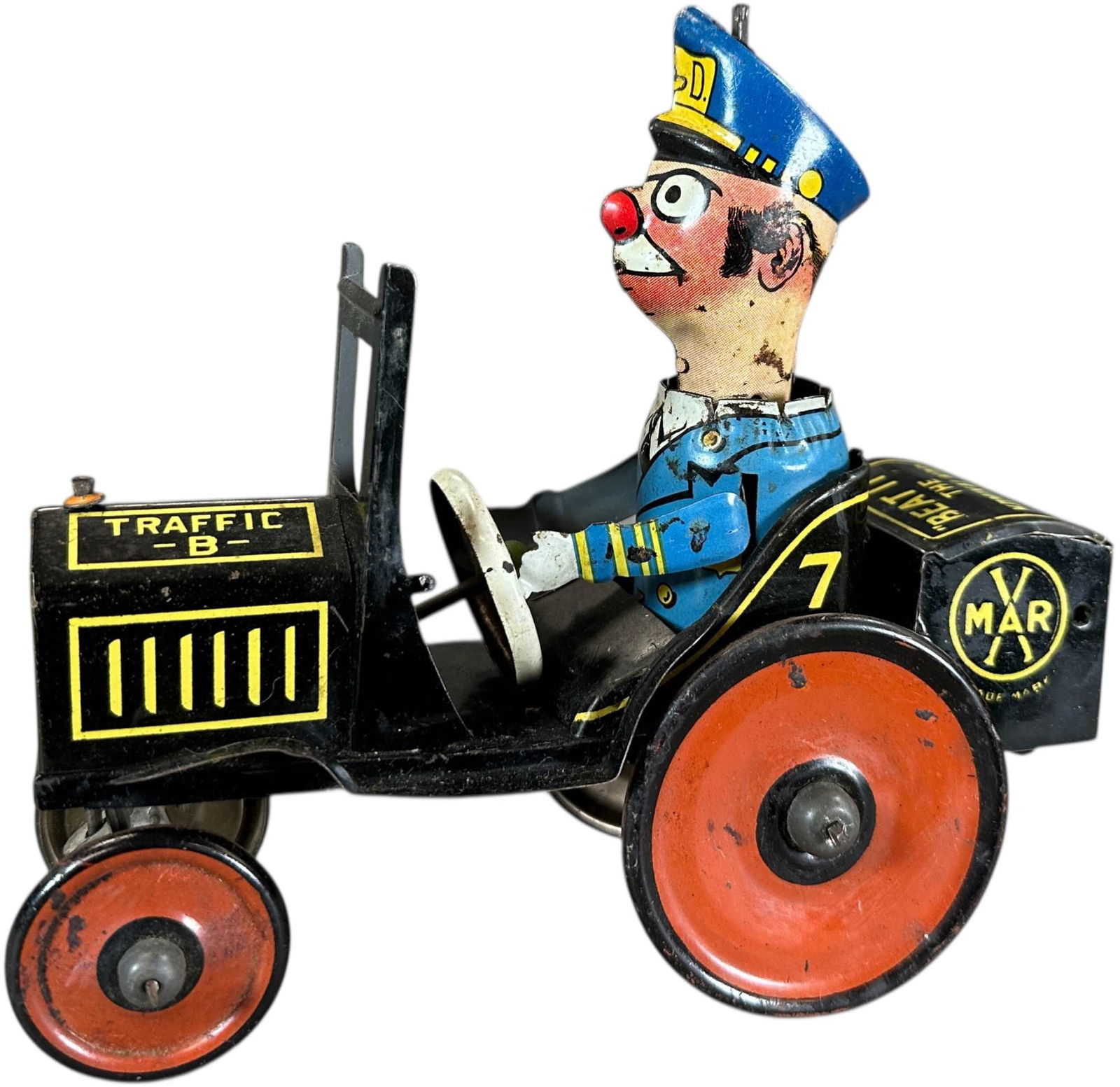 MARX BEAT IT KOMICAL KOP CAR (1 of 8)