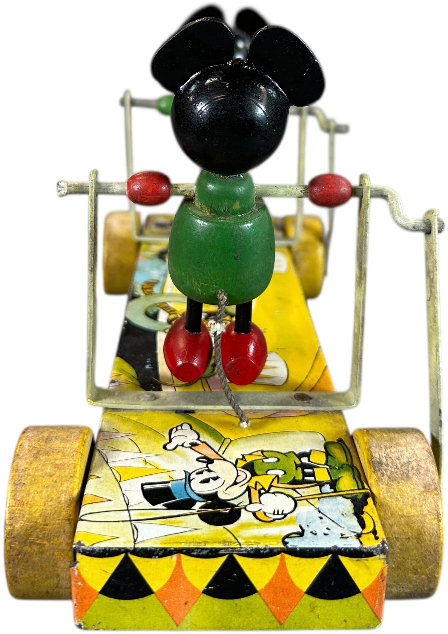 NIFTY MICKEY MOUSE CIRCUS PULL TOY - 4