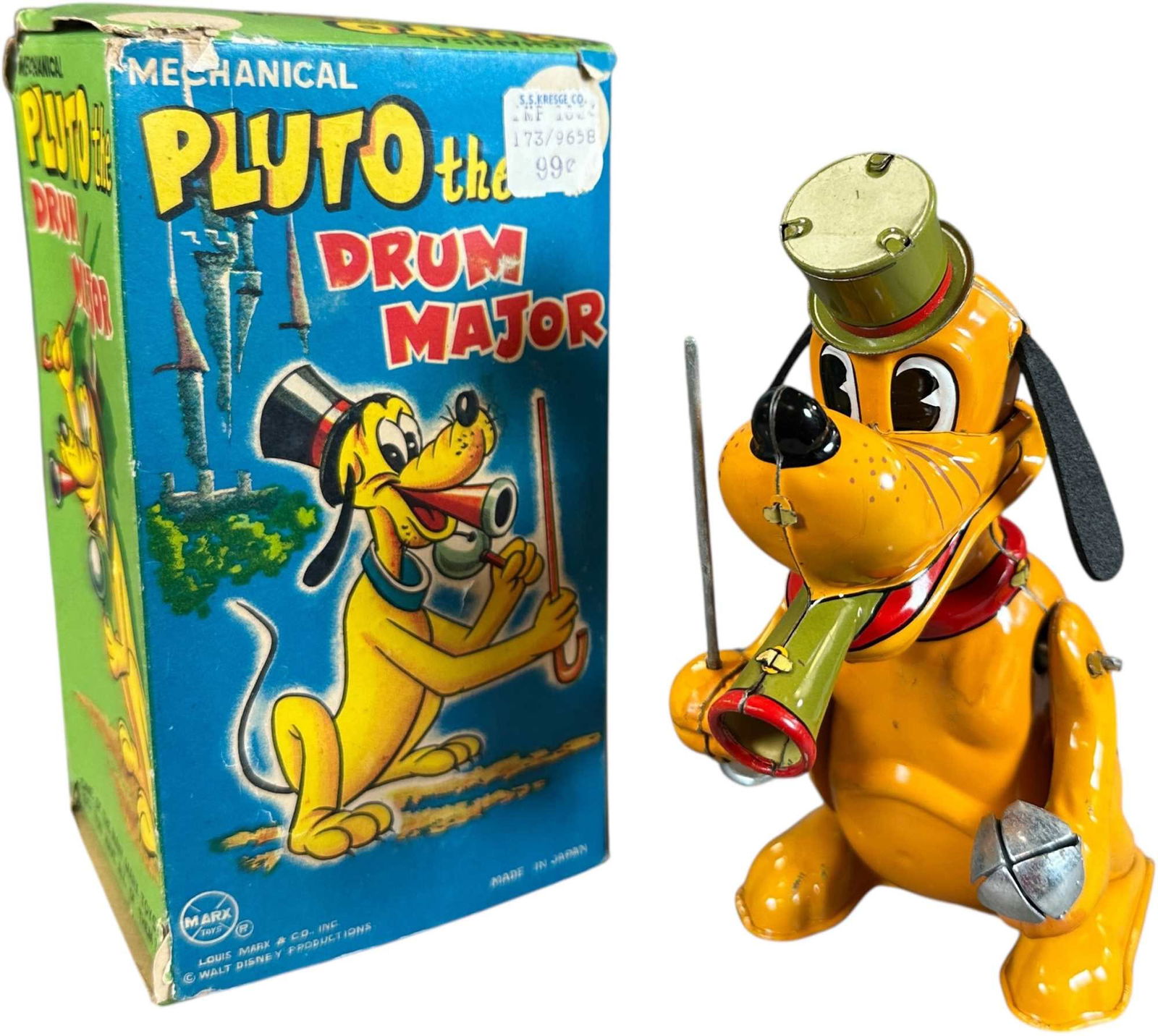 BOXED MARX PLUTO THE DRUM MAJOR (1 of 9)
