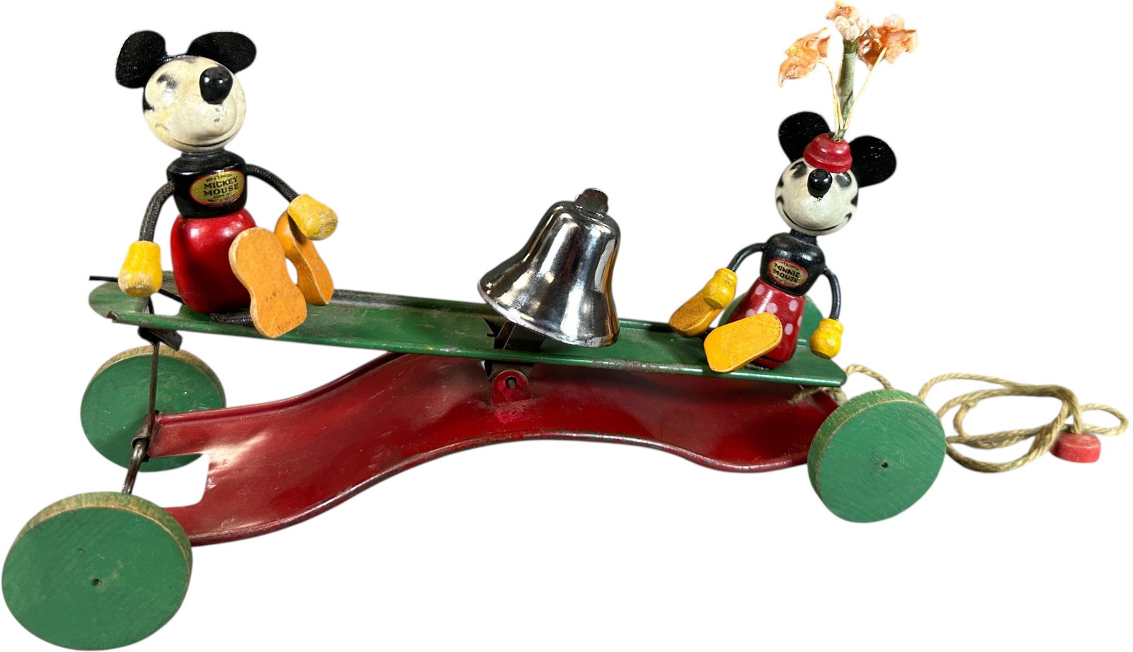 MICKEY & MINNIE FUN-E-FLEX SEESAW BELL TOY (1 of 8)