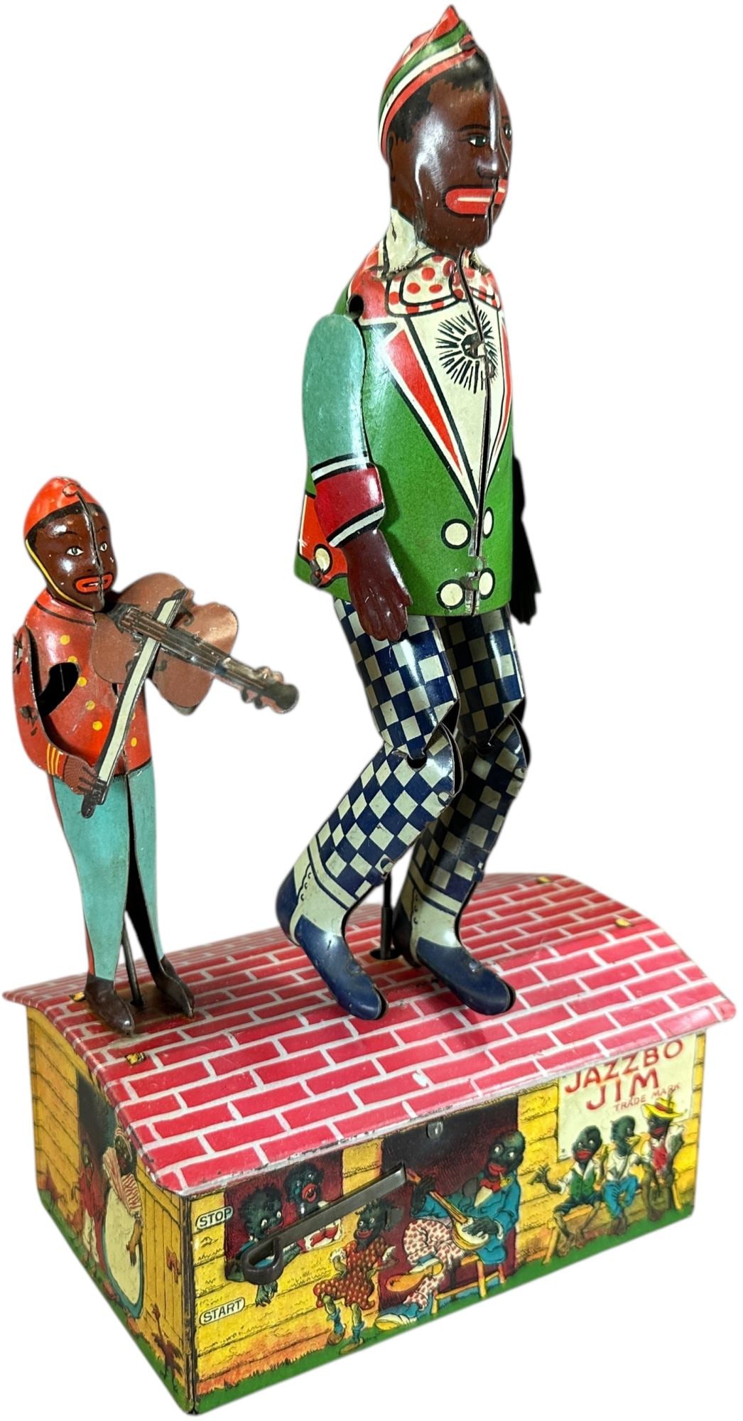 UNIQUE ART JAZZBO JIM W/ VIOLIN PLAYER (1 of 6)