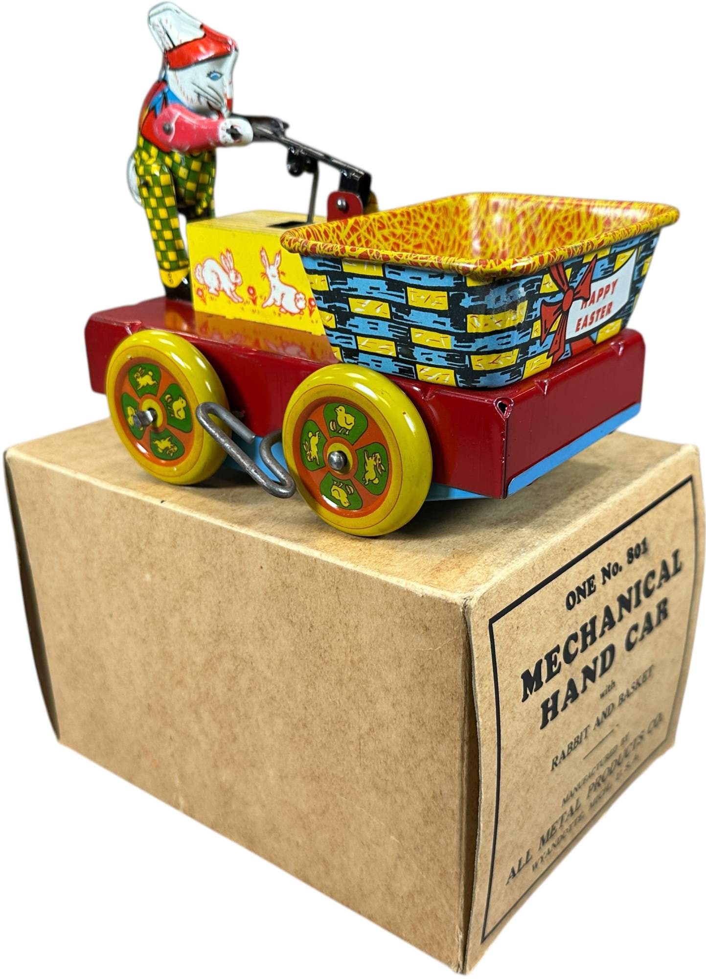 BOXED WYANDOTTE RABBIT HAND CAR (1 of 4)