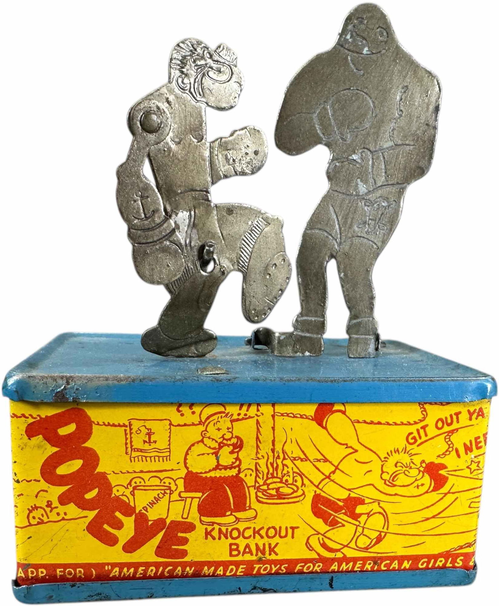 POPEYE KNOCKOUT MECHANICAL BANK (1 of 7)