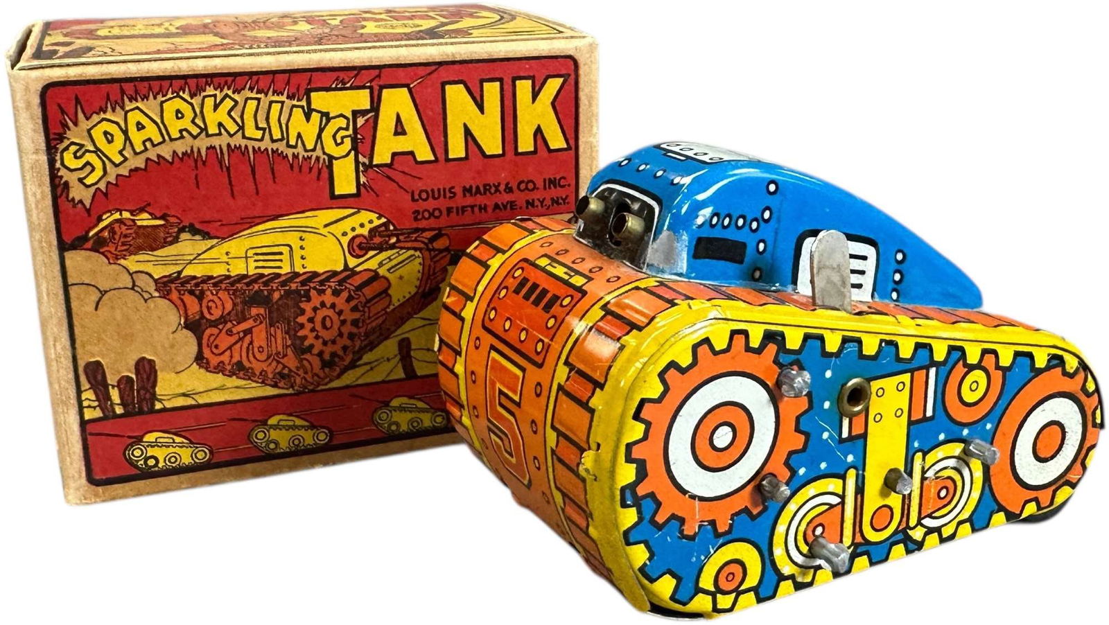 BOXED MARX SPARKLING TANK (1 of 7)